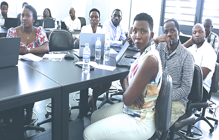 Trainees during a classroom session
